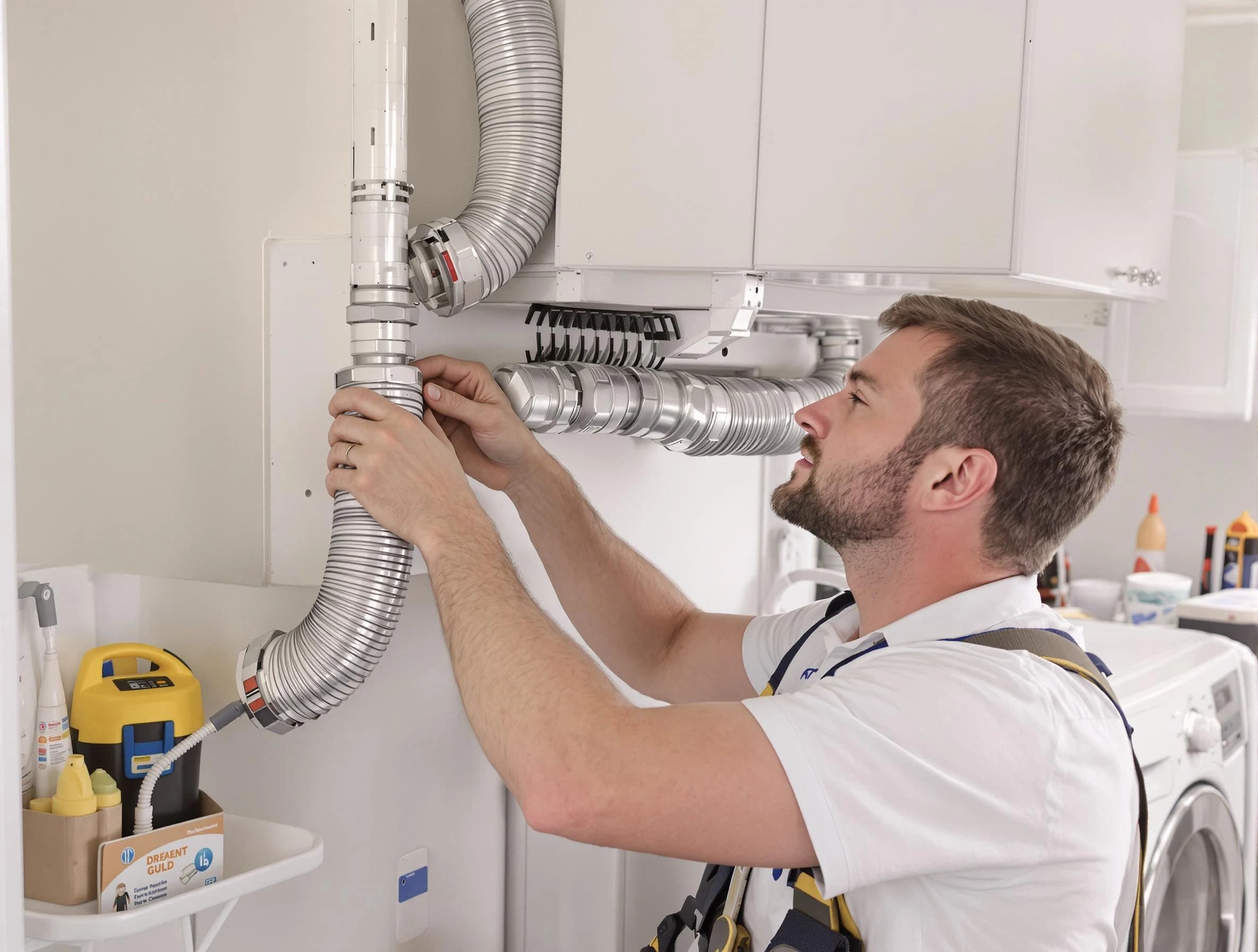 Professional dryer vent repair and installation by Denver Dryer Vent Cleaning in Denver