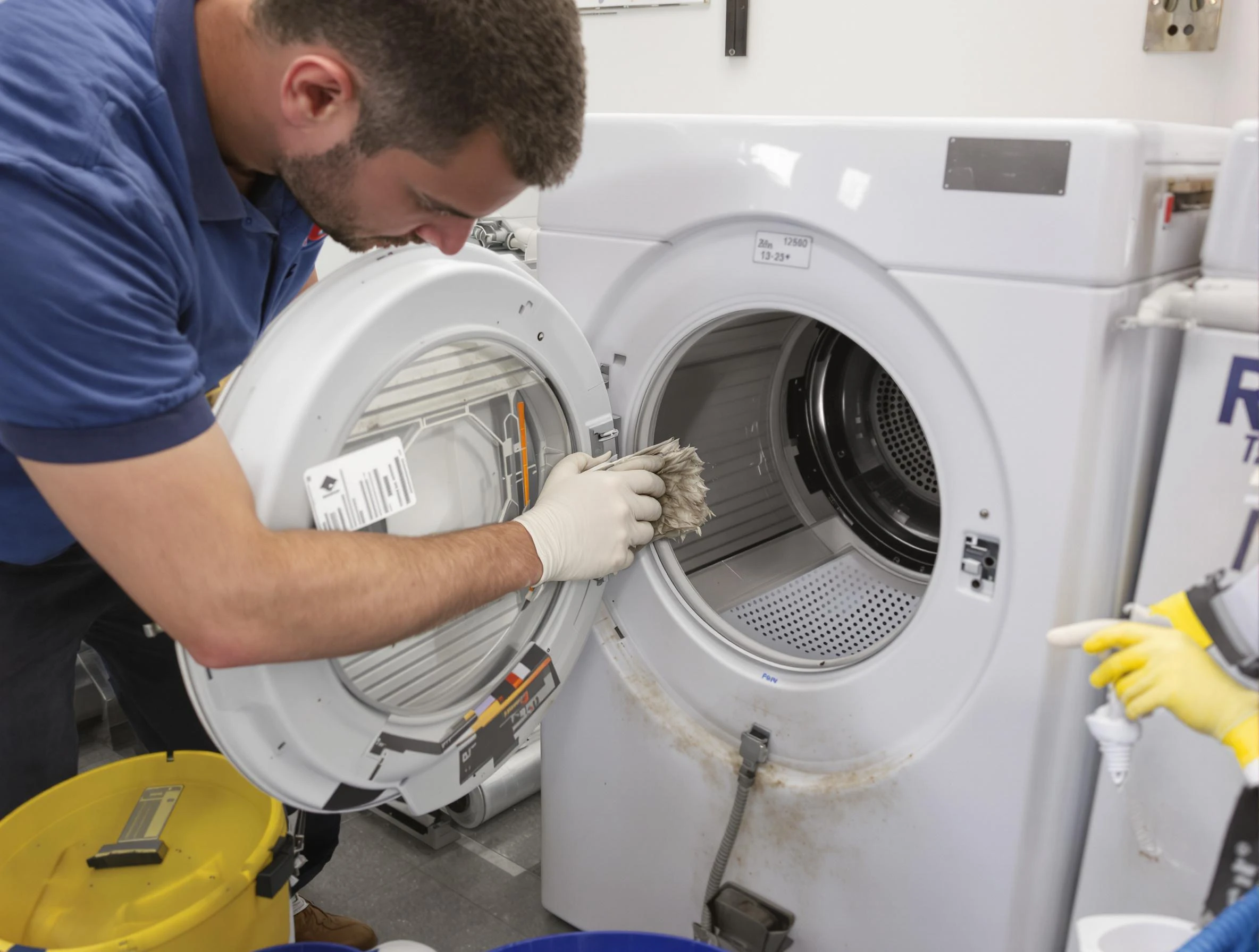 Denver Dryer Vent Cleaning specialist performing detailed lint trap cleaning service in Denver