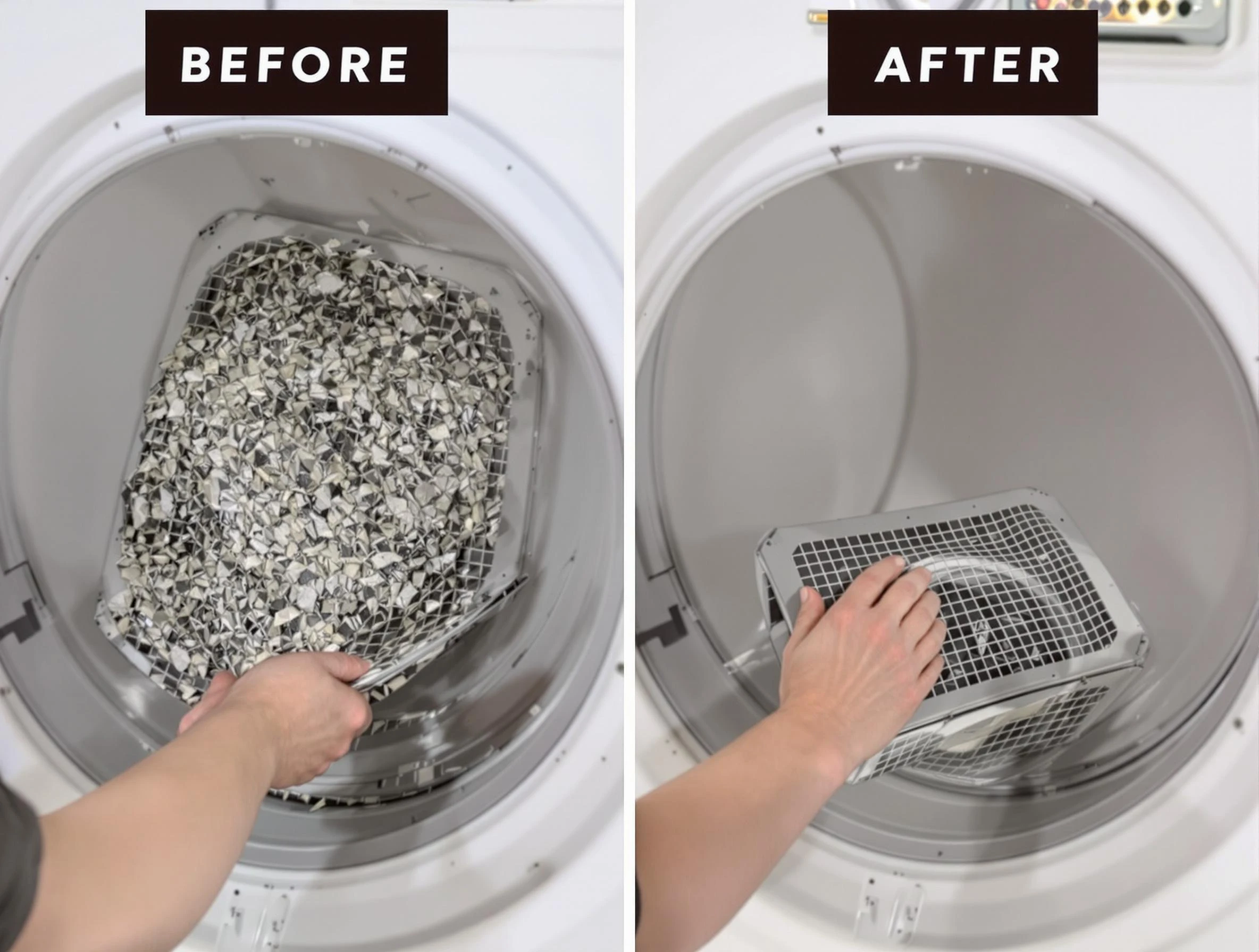 Professional lint trap cleaning by Denver Dryer Vent Cleaning in Denver