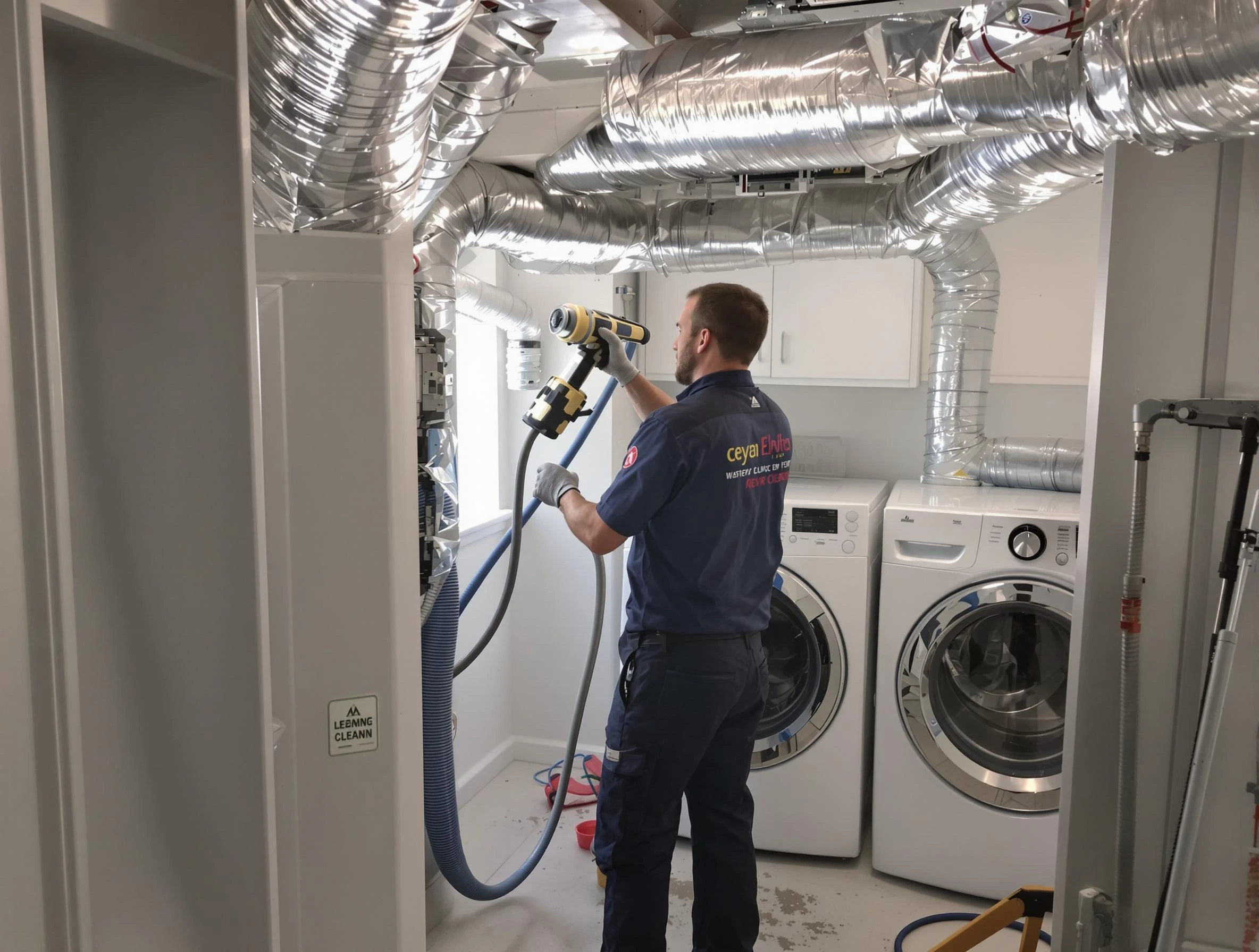 Denver Dryer Vent Cleaning specialist using advanced equipment for thorough duct cleaning in Denver