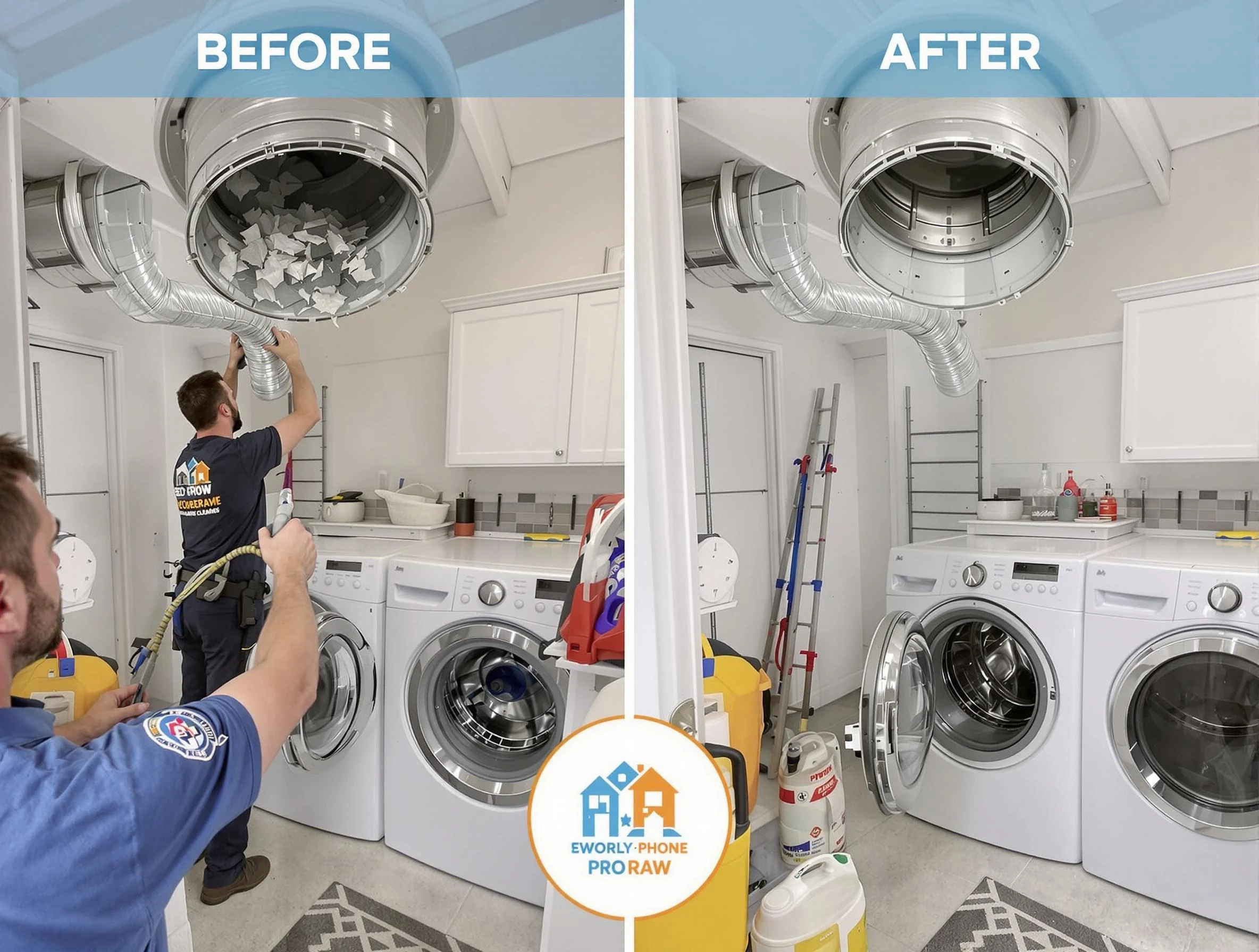 Residential dryer vent cleaning by Denver Dryer Vent Cleaning in Denver
